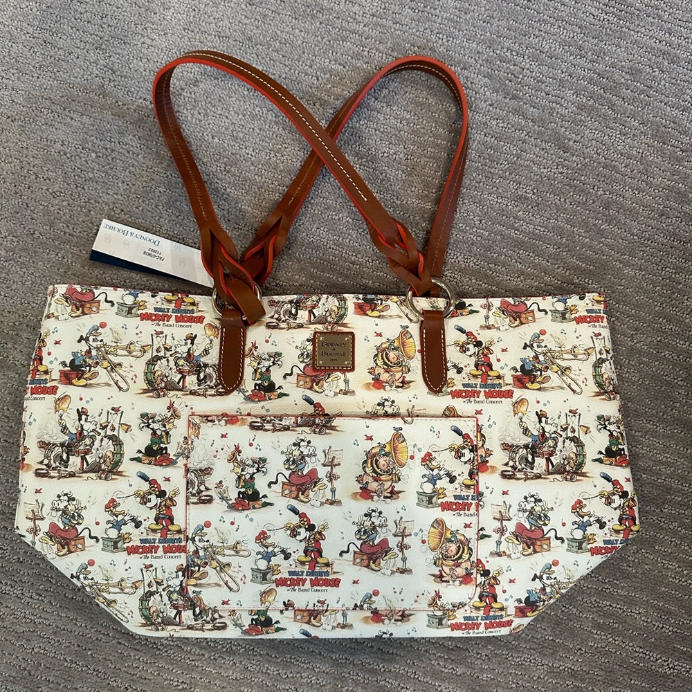 Mickey Mouse & The Band Dooney & Bourke Tote Bag - Magic Key Exclusive